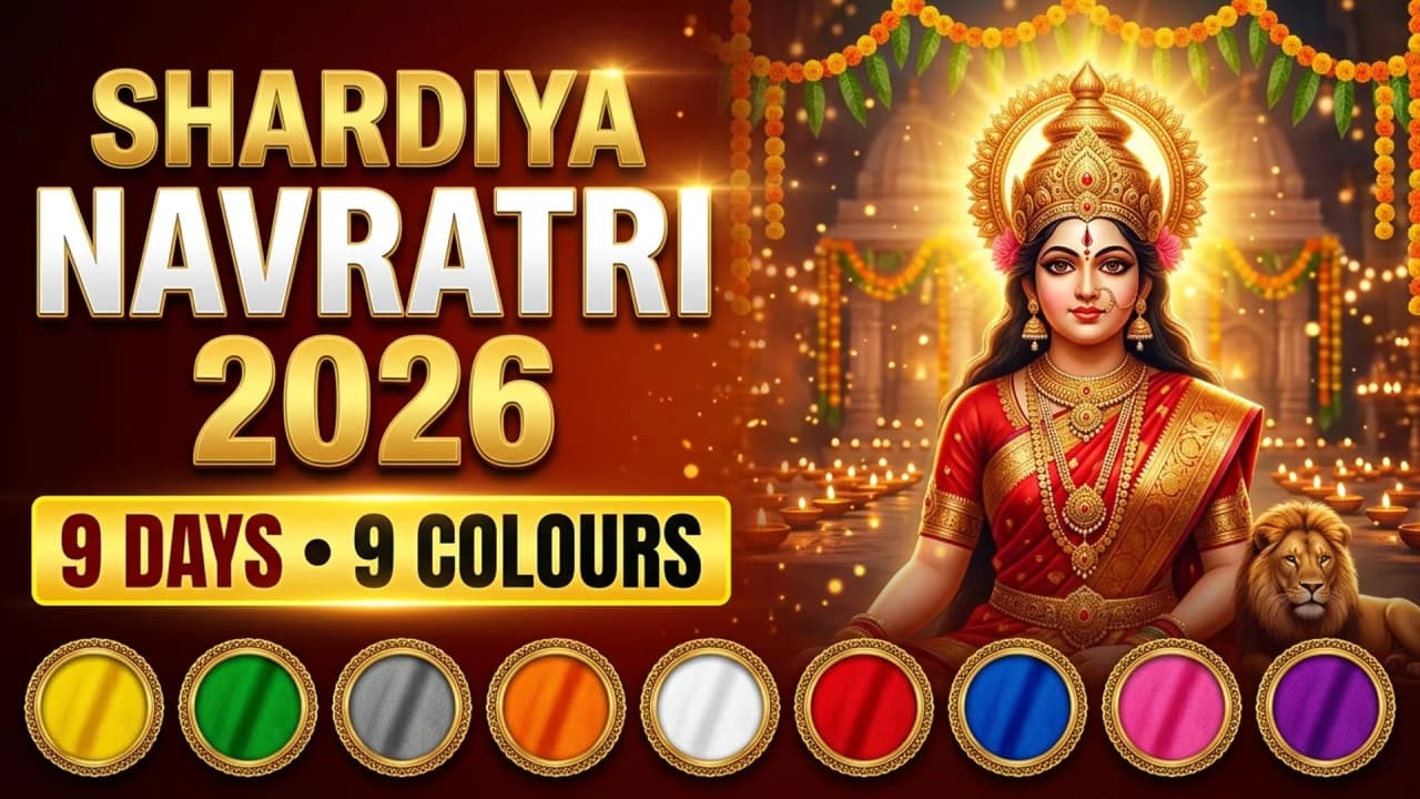 Shardiya Navratri 2026 Colors Day-Wise List: Which Colour to Wear from October 11 to 19?