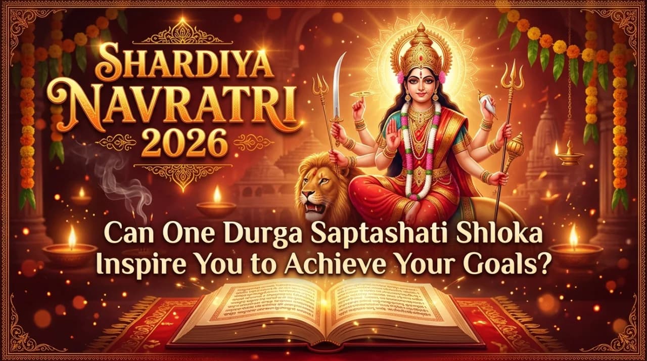 Shardiya Navratri 2026: Can One Durga Saptashati Shloka Inspire You to Achieve Your Goals?