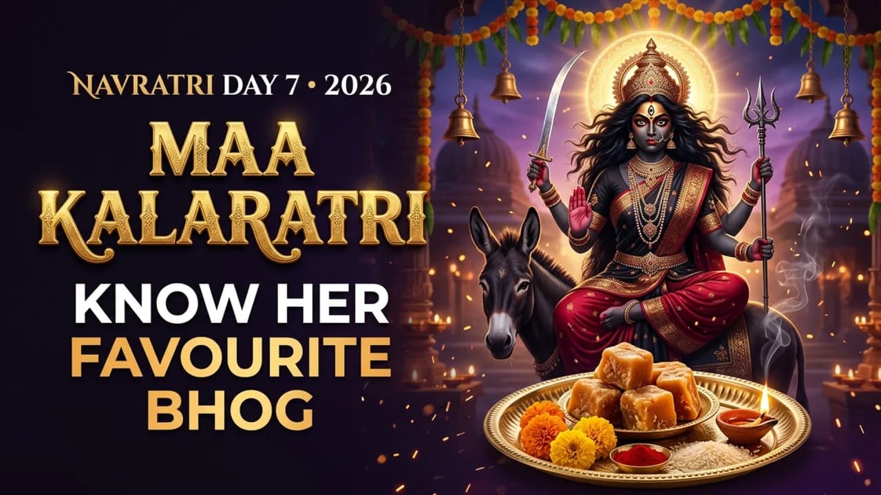 Navratri Day 7 2026: Worship Maa Kalaratri and Know Her Favourite Bhog