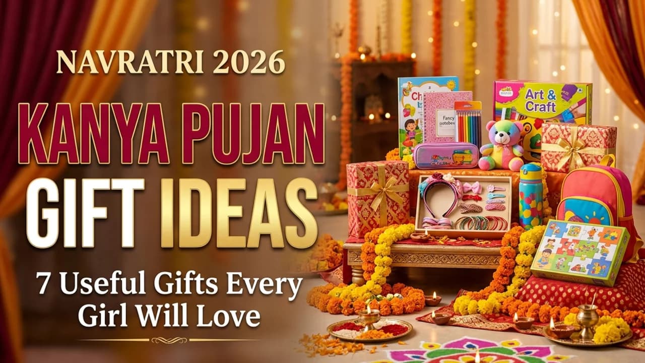 Navratri 2026: Kanya Pujan Gift Ideas 7 Useful Gifts Every Girl Will Love