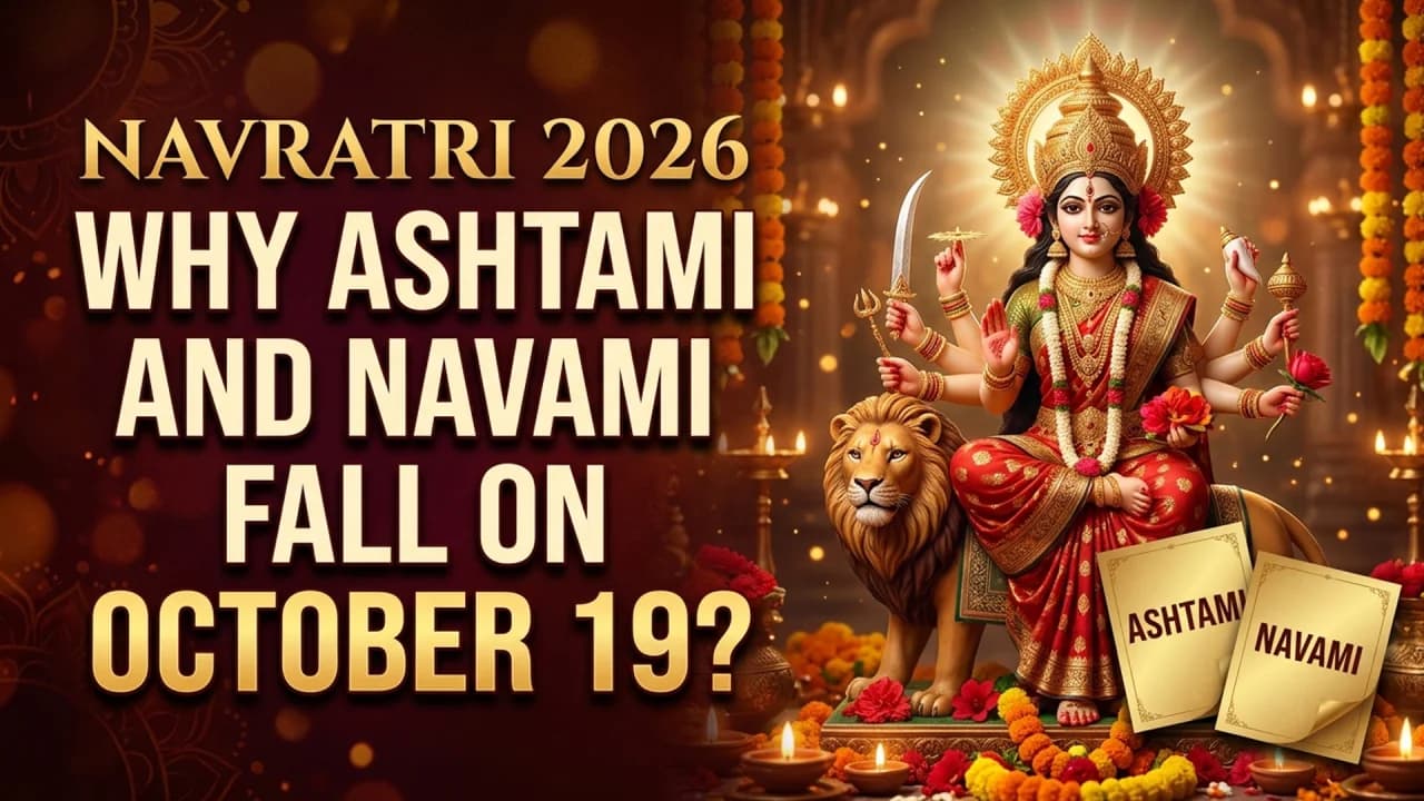 Navratri 2026: Why Ashtami and Navami Fall on October 19
