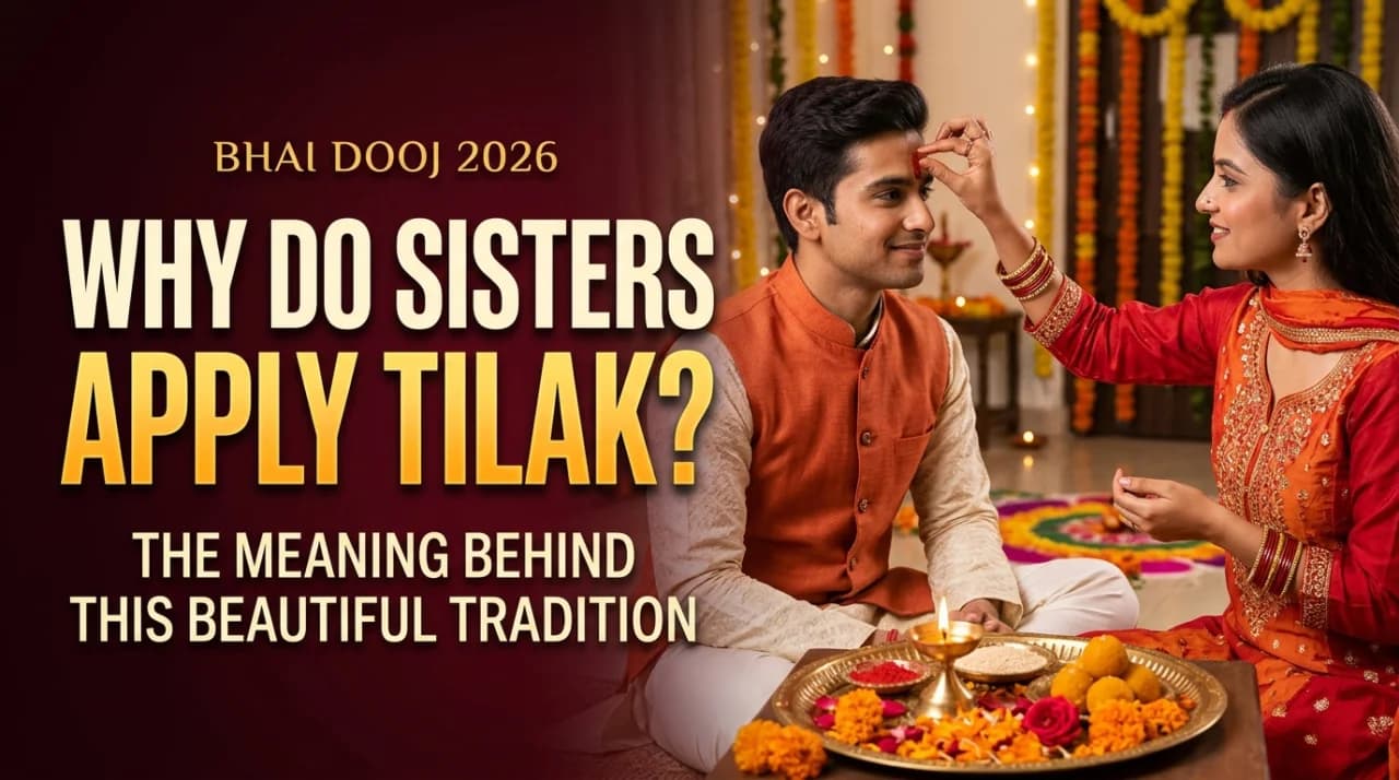 Bhai Dooj 2026: Why Do Sisters Apply Tilak on Their Brothers’ Foreheads?
