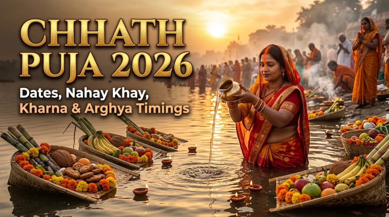 Chhath Puja 2026: Dates, Nahay Khay, Kharna and Arghya Timings