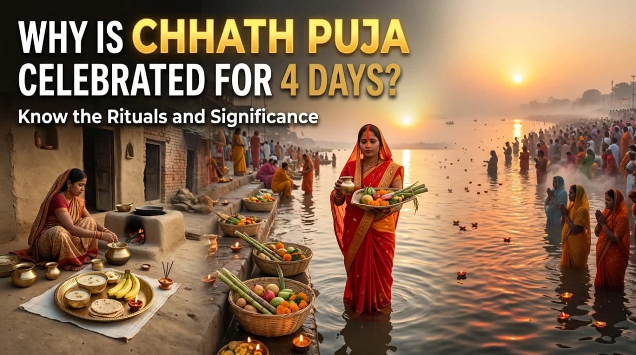 Why Is Chhath Puja Celebrated for Four Days? Know the Rituals and Significance